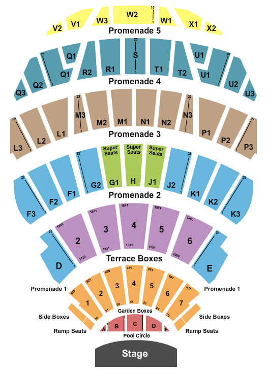 Hollywood Bowl Al Green Seating Chart